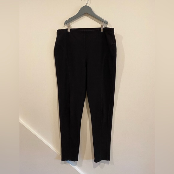 VINTAGE 90s Riding equestrian style ribbed legging pant - Picture 1 of 5